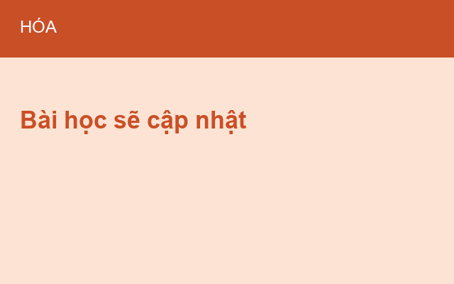 Bài học sẽ cập nhật